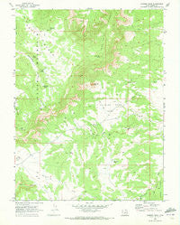 Chimney Rock Utah Historical topographic map, 1:24000 scale, 7.5 X 7.5 Minute, Year 1969