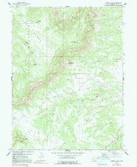 Chimney Rock Utah Historical topographic map, 1:24000 scale, 7.5 X 7.5 Minute, Year 1969