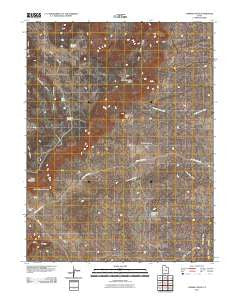 Chimney Rock Utah Historical topographic map, 1:24000 scale, 7.5 X 7.5 Minute, Year 2011