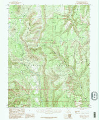 Chippean Rocks Utah Historical topographic map, 1:24000 scale, 7.5 X 7.5 Minute, Year 1985