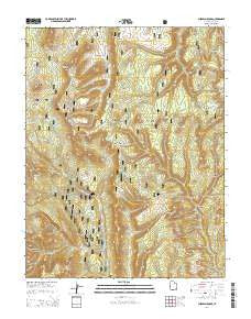 Chippean Rocks Utah Current topographic map, 1:24000 scale, 7.5 X 7.5 Minute, Year 2014
