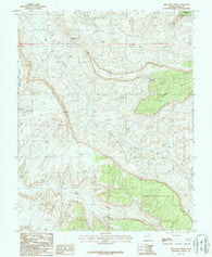 Chocolate Drop Utah Historical topographic map, 1:24000 scale, 7.5 X 7.5 Minute, Year 1987