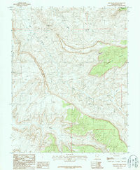 Chocolate Drop Utah Historical topographic map, 1:24000 scale, 7.5 X 7.5 Minute, Year 1987