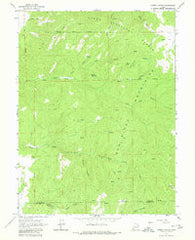 Chriss Canyon Utah Historical topographic map, 1:24000 scale, 7.5 X 7.5 Minute, Year 1965