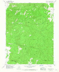 Chriss Canyon Utah Historical topographic map, 1:24000 scale, 7.5 X 7.5 Minute, Year 1965