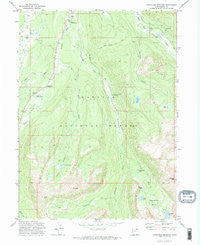 Christmas Meadows Utah Historical topographic map, 1:24000 scale, 7.5 X 7.5 Minute, Year 1972