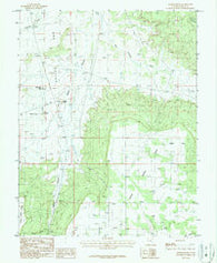 Church Rock Utah Historical topographic map, 1:24000 scale, 7.5 X 7.5 Minute, Year 1987