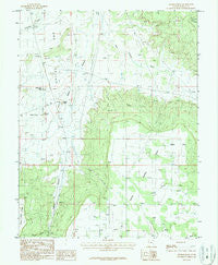 Church Rock Utah Historical topographic map, 1:24000 scale, 7.5 X 7.5 Minute, Year 1987
