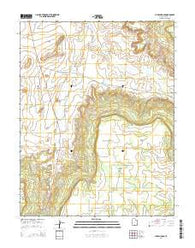 Church Rock Utah Current topographic map, 1:24000 scale, 7.5 X 7.5 Minute, Year 2014