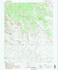 Cigarette Spring Cave Utah Historical topographic map, 1:24000 scale, 7.5 X 7.5 Minute, Year 1989