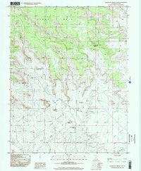 Cigarette Spring Cave Utah Historical topographic map, 1:24000 scale, 7.5 X 7.5 Minute, Year 1996