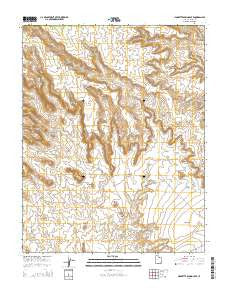 Cigarette Spring Cave Utah Current topographic map, 1:24000 scale, 7.5 X 7.5 Minute, Year 2014