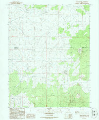 Cinder Crater Utah Historical topographic map, 1:24000 scale, 7.5 X 7.5 Minute, Year 1986