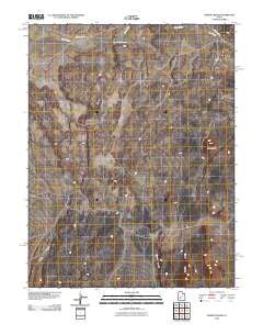 Cinder Crater Utah Historical topographic map, 1:24000 scale, 7.5 X 7.5 Minute, Year 2010