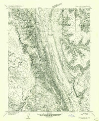 Circle Cliffs 1 NE Utah Historical topographic map, 1:24000 scale, 7.5 X 7.5 Minute, Year 1953