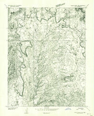 Circle Cliffs 1 NW Utah Historical topographic map, 1:24000 scale, 7.5 X 7.5 Minute, Year 1953