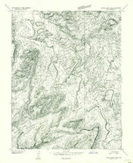 Circle Cliffs 1 SW Utah Historical topographic map, 1:24000 scale, 7.5 X 7.5 Minute, Year 1953