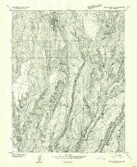 Circle Cliffs 2 NE Utah Historical topographic map, 1:24000 scale, 7.5 X 7.5 Minute, Year 1953