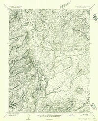 Circle Cliffs 4 NE Utah Historical topographic map, 1:24000 scale, 7.5 X 7.5 Minute, Year 1953