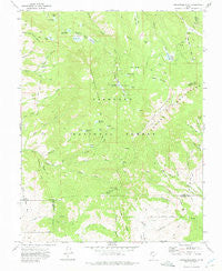 Circleville Mtn Utah Historical topographic map, 1:24000 scale, 7.5 X 7.5 Minute, Year 1971