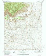 Cisco Springs Utah Historical topographic map, 1:24000 scale, 7.5 X 7.5 Minute, Year 1970