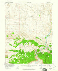 Cisco Utah Historical topographic map, 1:62500 scale, 15 X 15 Minute, Year 1958