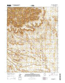 Cisco Springs Utah Current topographic map, 1:24000 scale, 7.5 X 7.5 Minute, Year 2014