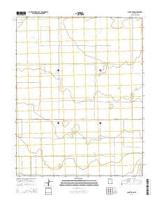Clark Farm Utah Current topographic map, 1:24000 scale, 7.5 X 7.5 Minute, Year 2014