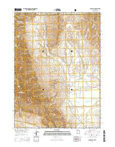 Clarkston Utah Current topographic map, 1:24000 scale, 7.5 X 7.5 Minute, Year 2014