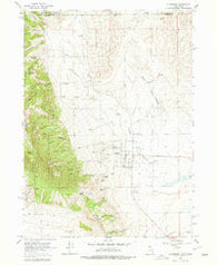 Clarkston Utah Historical topographic map, 1:24000 scale, 7.5 X 7.5 Minute, Year 1964