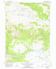 Clay Basin Utah Historical topographic map, 1:24000 scale, 7.5 X 7.5 Minute, Year 1952