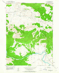 Clay Basin Utah Historical topographic map, 1:24000 scale, 7.5 X 7.5 Minute, Year 1952