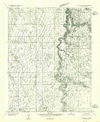 Clay Hills 3 NE Utah Historical topographic map, 1:24000 scale, 7.5 X 7.5 Minute, Year 1954