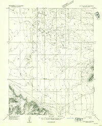 Clay Hills 4 SW Utah Historical topographic map, 1:24000 scale, 7.5 X 7.5 Minute, Year 1952