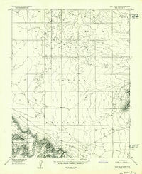 Clay Hills 4 SW Utah Historical topographic map, 1:24000 scale, 7.5 X 7.5 Minute, Year 1952