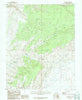 Clay Hills Utah Historical topographic map, 1:24000 scale, 7.5 X 7.5 Minute, Year 1987