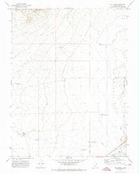 Clay Knoll Utah Historical topographic map, 1:24000 scale, 7.5 X 7.5 Minute, Year 1971
