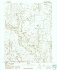 Clay Point Utah Historical topographic map, 1:24000 scale, 7.5 X 7.5 Minute, Year 1987