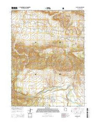 Clay Basin Utah Current topographic map, 1:24000 scale, 7.5 X 7.5 Minute, Year 2014