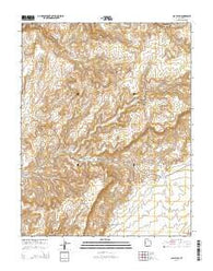 Clay Hills Utah Current topographic map, 1:24000 scale, 7.5 X 7.5 Minute, Year 2014