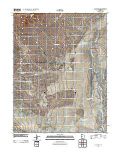 Clay Knoll Utah Historical topographic map, 1:24000 scale, 7.5 X 7.5 Minute, Year 2010
