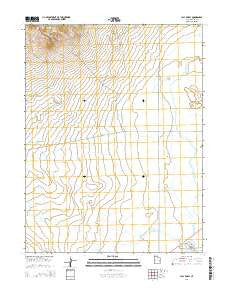 Clay Knoll Utah Current topographic map, 1:24000 scale, 7.5 X 7.5 Minute, Year 2014