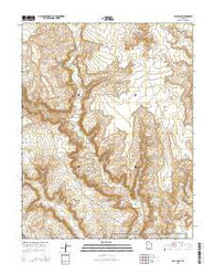 Clay Point Utah Current topographic map, 1:24000 scale, 7.5 X 7.5 Minute, Year 2014