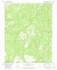Clear Creek Mountain Utah Historical topographic map, 1:24000 scale, 7.5 X 7.5 Minute, Year 1980