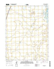 Clear Lake Utah Current topographic map, 1:24000 scale, 7.5 X 7.5 Minute, Year 2014