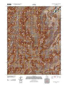 Cleopatras Chair Utah Historical topographic map, 1:24000 scale, 7.5 X 7.5 Minute, Year 2010