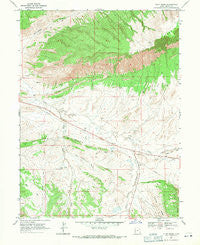 Cliff Ridge Utah Historical topographic map, 1:24000 scale, 7.5 X 7.5 Minute, Year 1968