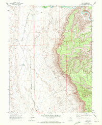 Cliff Utah Historical topographic map, 1:24000 scale, 7.5 X 7.5 Minute, Year 1969