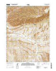 Cliff Ridge Utah Current topographic map, 1:24000 scale, 7.5 X 7.5 Minute, Year 2014