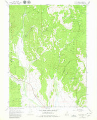 Co-Op Creek Utah Historical topographic map, 1:24000 scale, 7.5 X 7.5 Minute, Year 1967